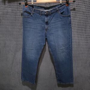 Bootcut High Rise Jeans 46x30 Mens Relaxed Fit Stretch Comfort Med Wash Western